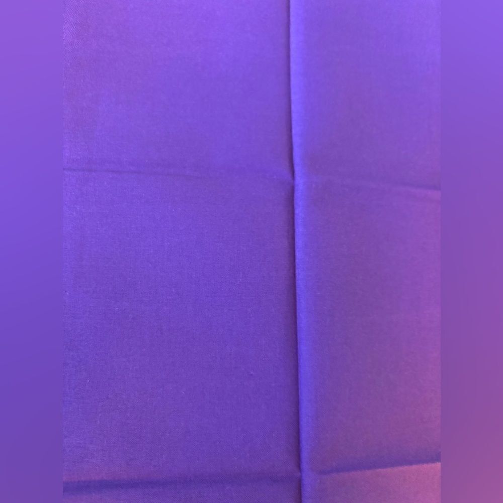 2 NEW Purple Solid Fabric Fat Quarters 18” x 21”